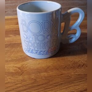 Barbie 21 Oz. Born to Sparkle Ceramic Mug In Pearl Blue